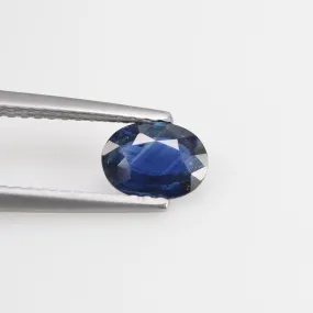 0.82 cts  Natural Blue Sapphire Loose Gemstone Oval Cut