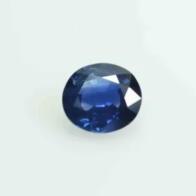 1.08 cts  Natural Blue  Sapphire Loose Gemstone Oval Cut
