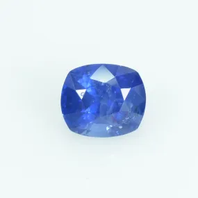 1.21 cts  Natural Blue Sapphire Loose Gemstone Cushion Cut