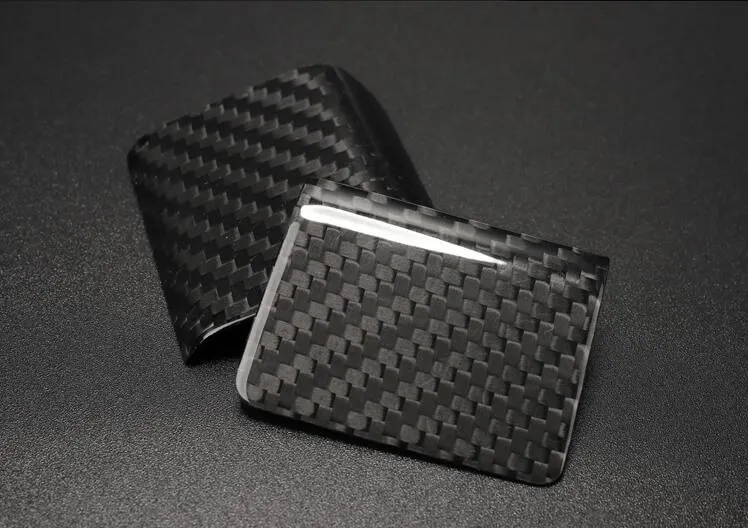 14Pcs Real Molded Dry Gloss Carbon Fiber Window Switch Covers for Tesla Model Y (Left Hand Drive) 2020