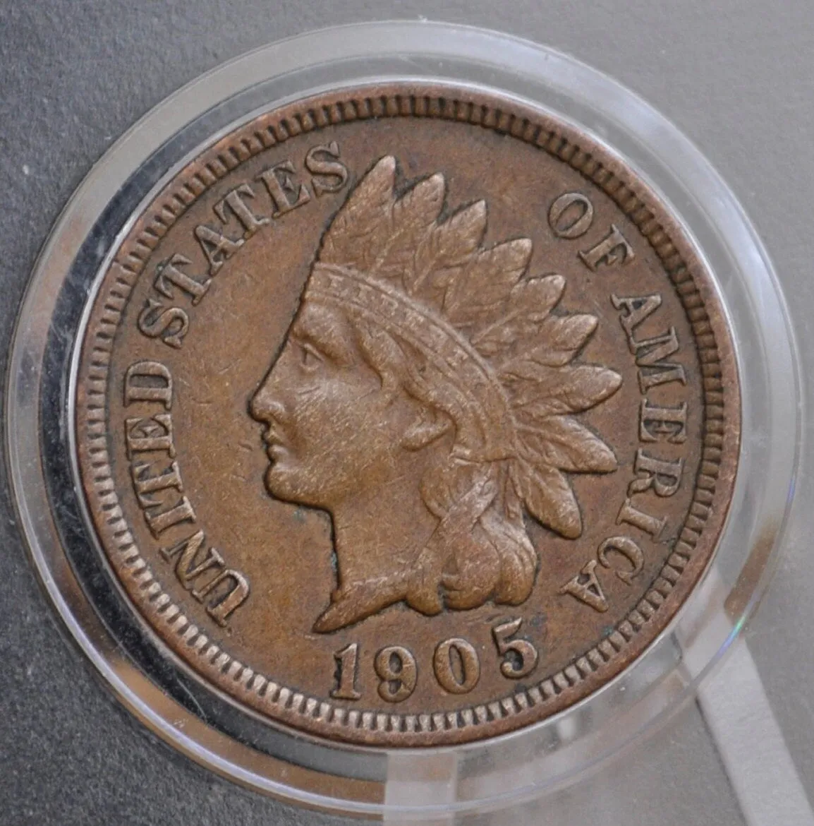 1905 Indian Head Penny - VF (Very Fine) Grade / Condition - Indian Head Cent 1905 - US 1 Cent 1905 - Indian Head Pennies
