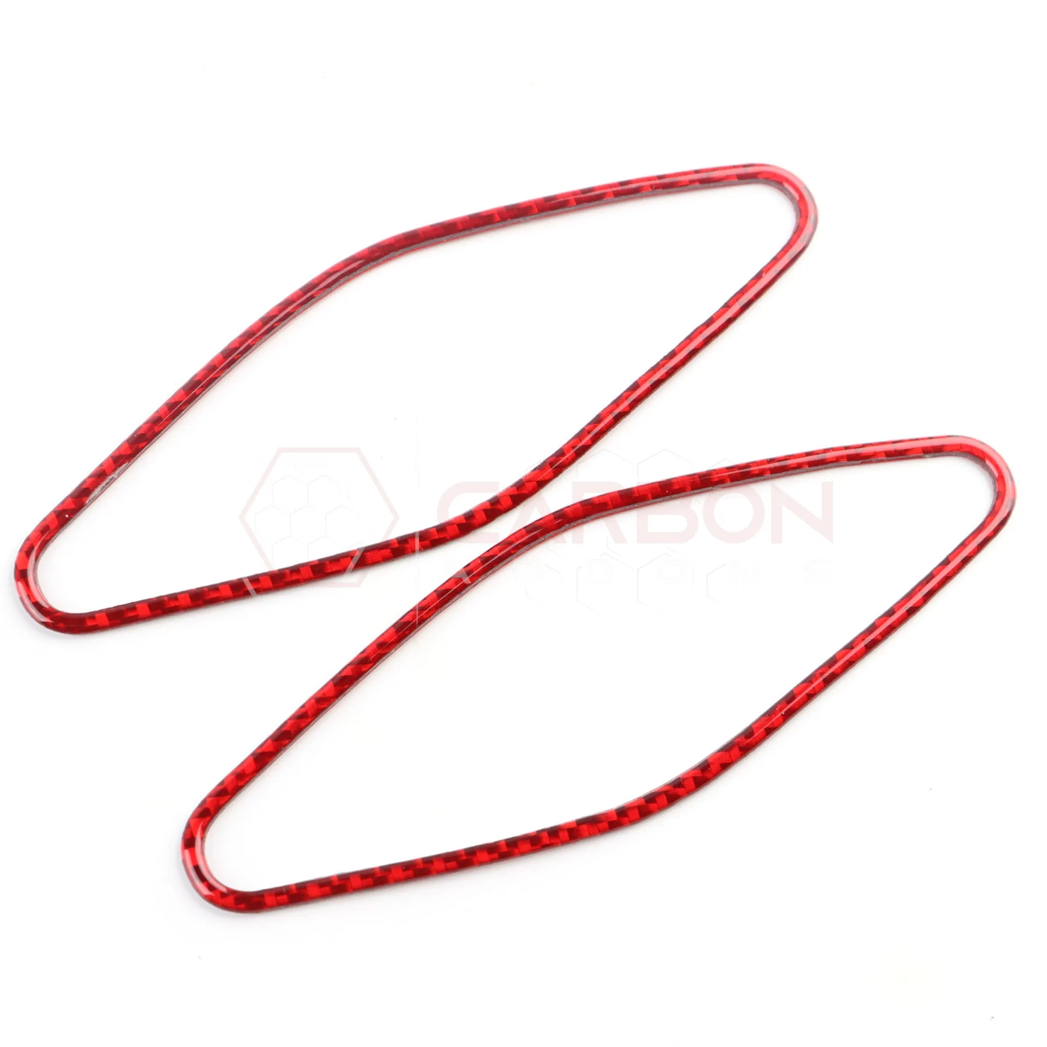 2024  S650 Ford Mustang Real Carbon Fiber A Pillar Speaker Trim Overlay