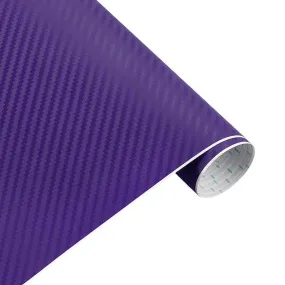 3D Carbon Fiber Wrap - Purple