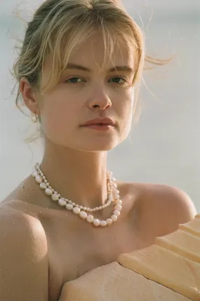 Anni Lu Petit Stellar Pearly Necklace in Gold