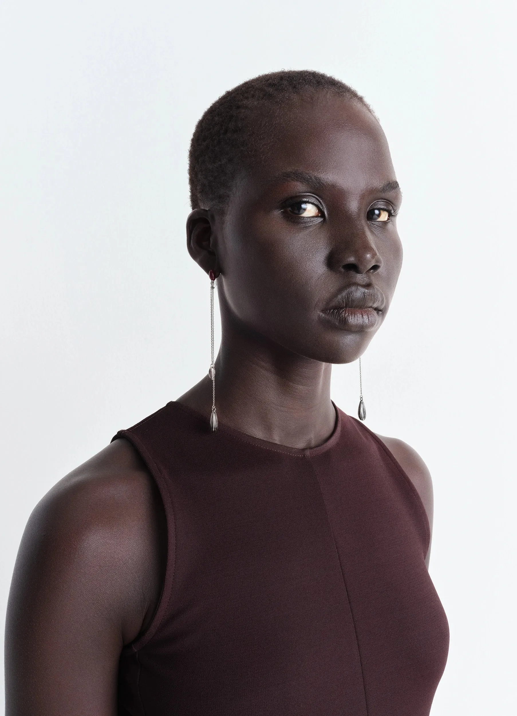 ASYMETRIC GIRASOL EARRINGS