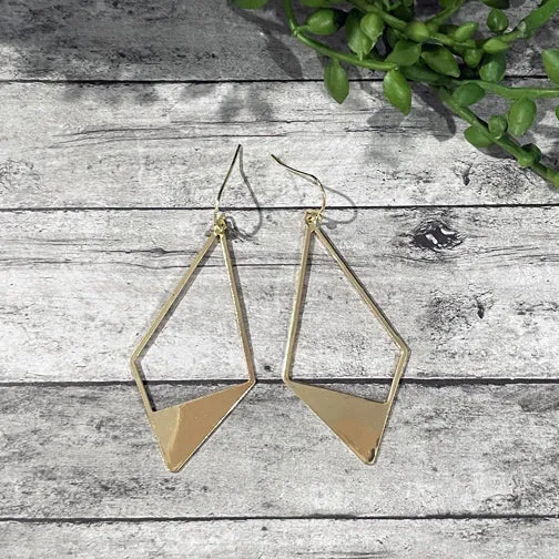 Asymmetric Angled Earrings (GOLD, ROSE GOLD OR SILVER)