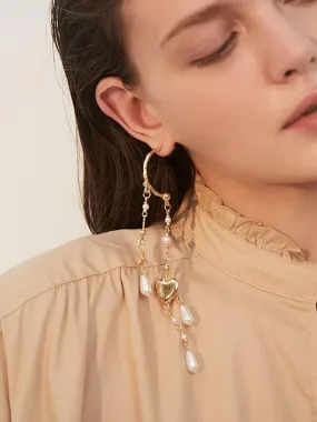 Asymmetric Drop Earrings