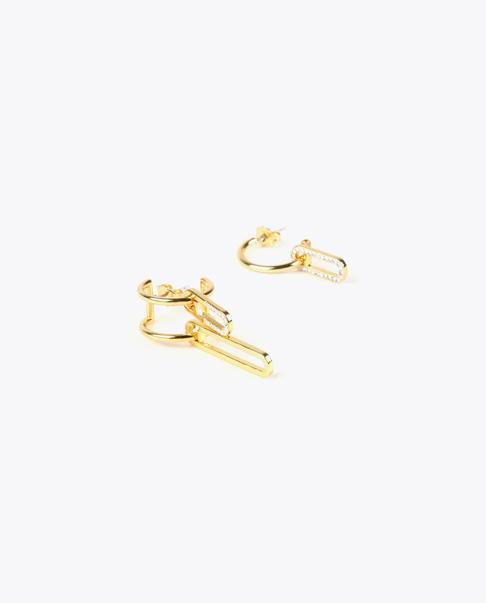 Asymmetric earrings