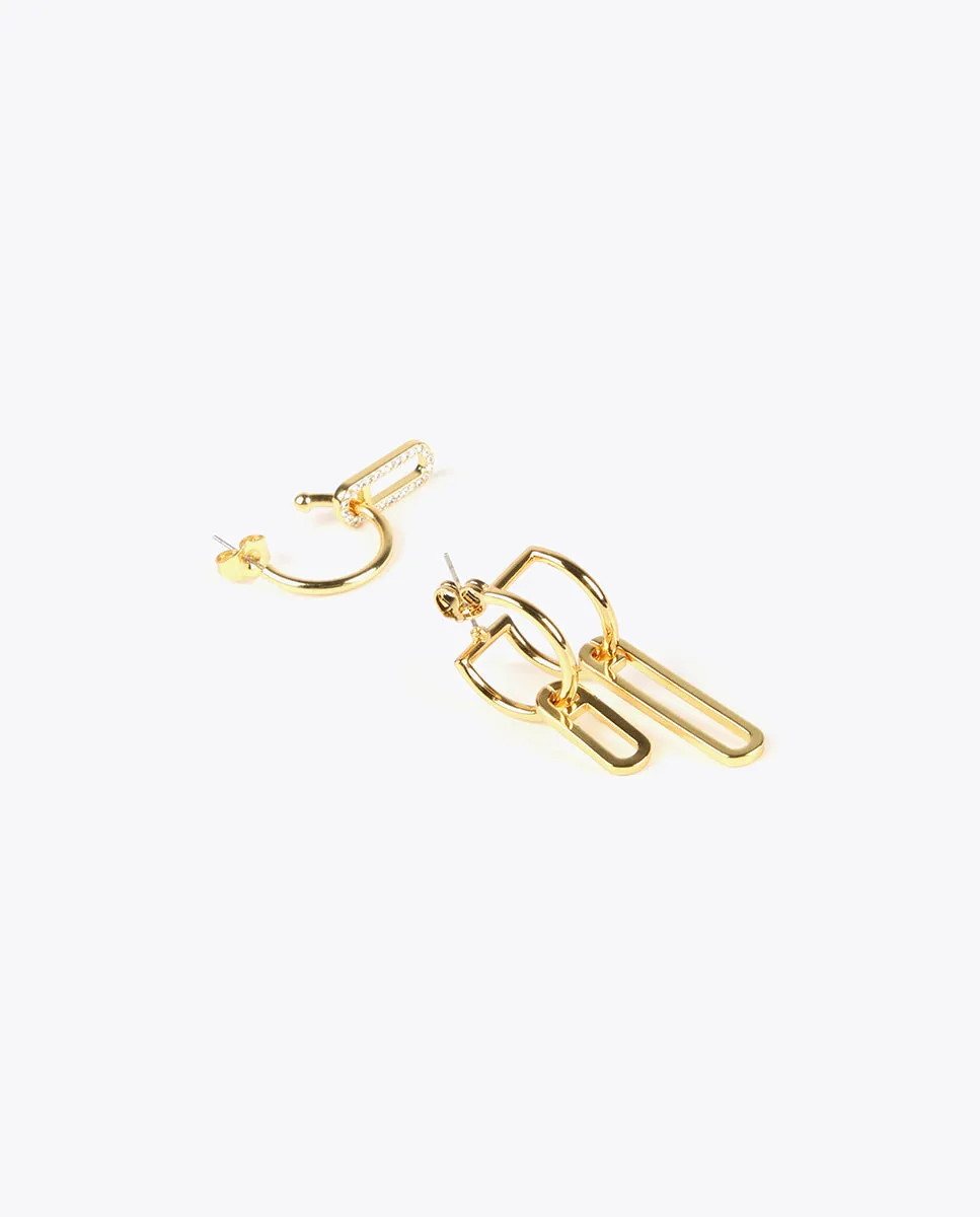 Asymmetric earrings
