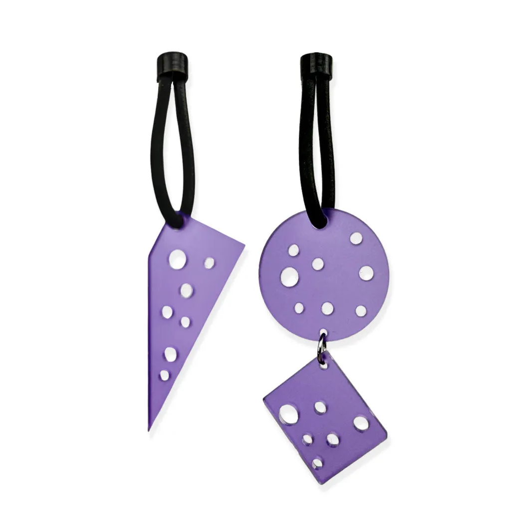 asymmetric edgy earrings, Revenge