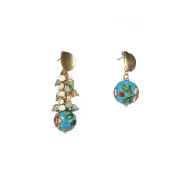 Asymmetrical Pearl Earrings