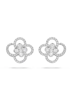 Be Boodles Platinum Diamond Earrings
