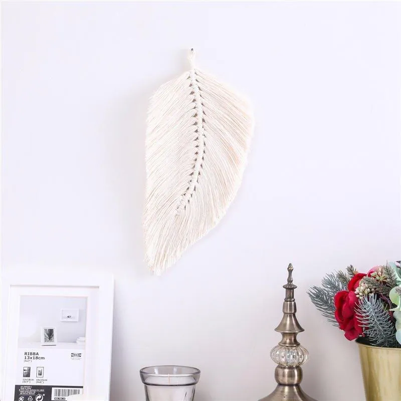 Beautiful Leaf Cotton Macrame Wall Hanging