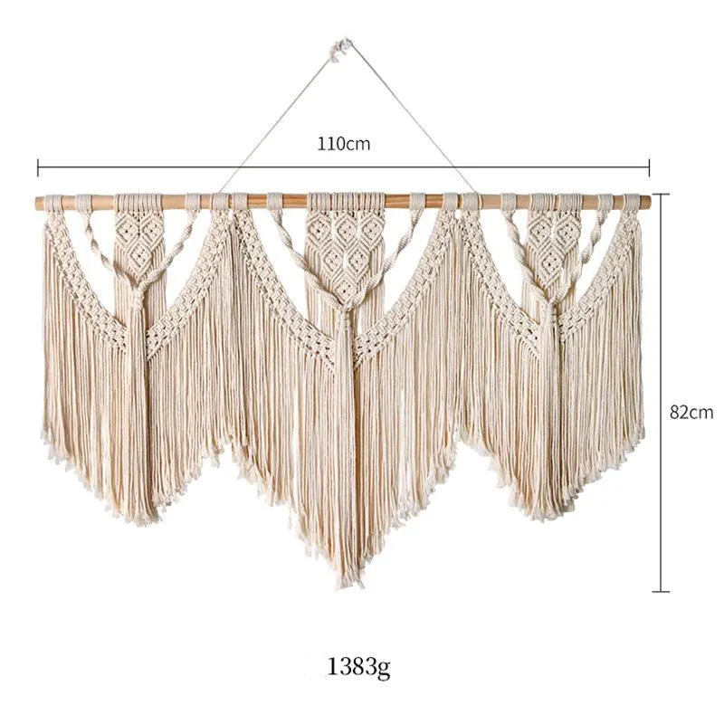 Beautifully Handmade Extra Large Macrame Wall Tapestry