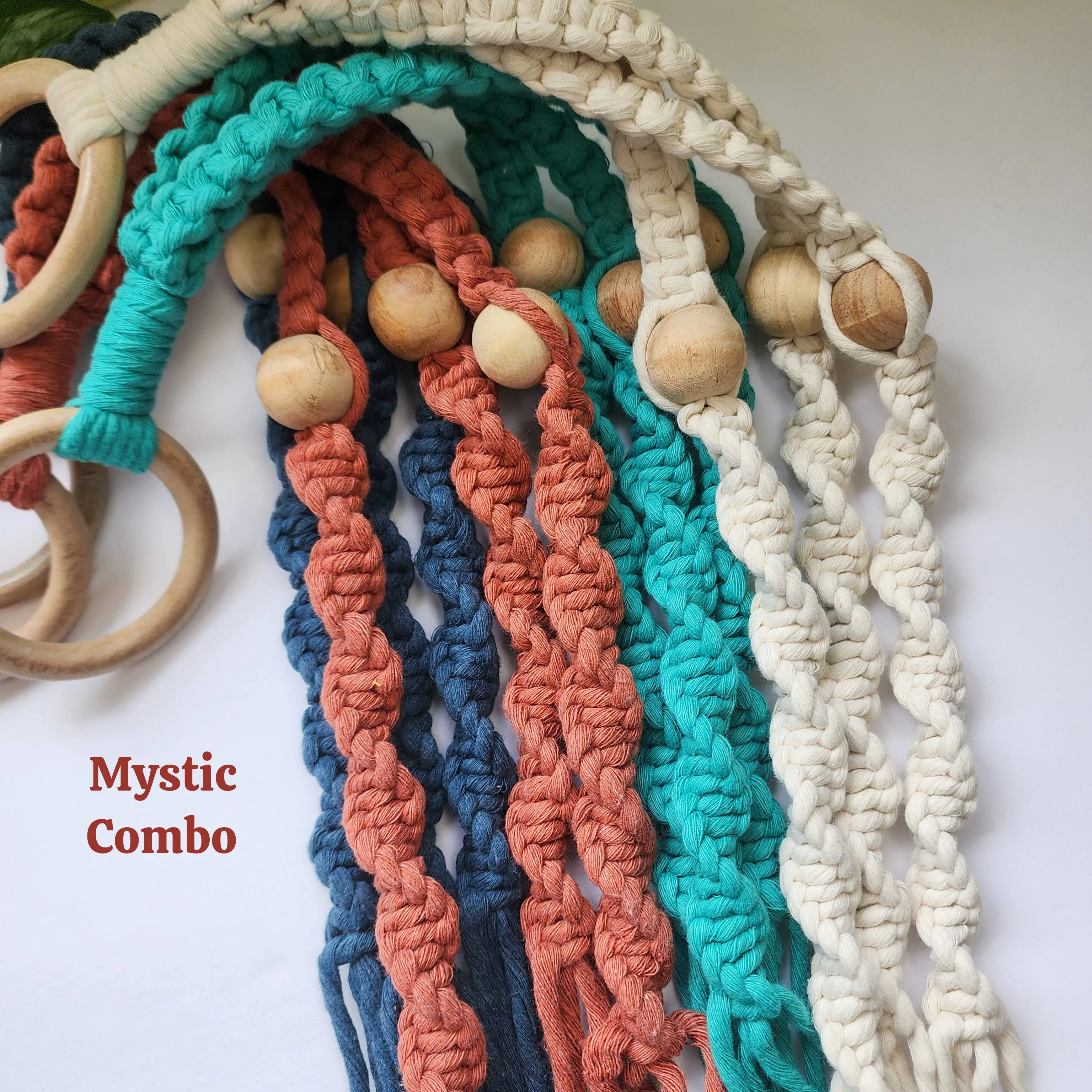 Boho Macrame Beaded Plant Hanger for Indoor & Outdoor Use WHOLESALE