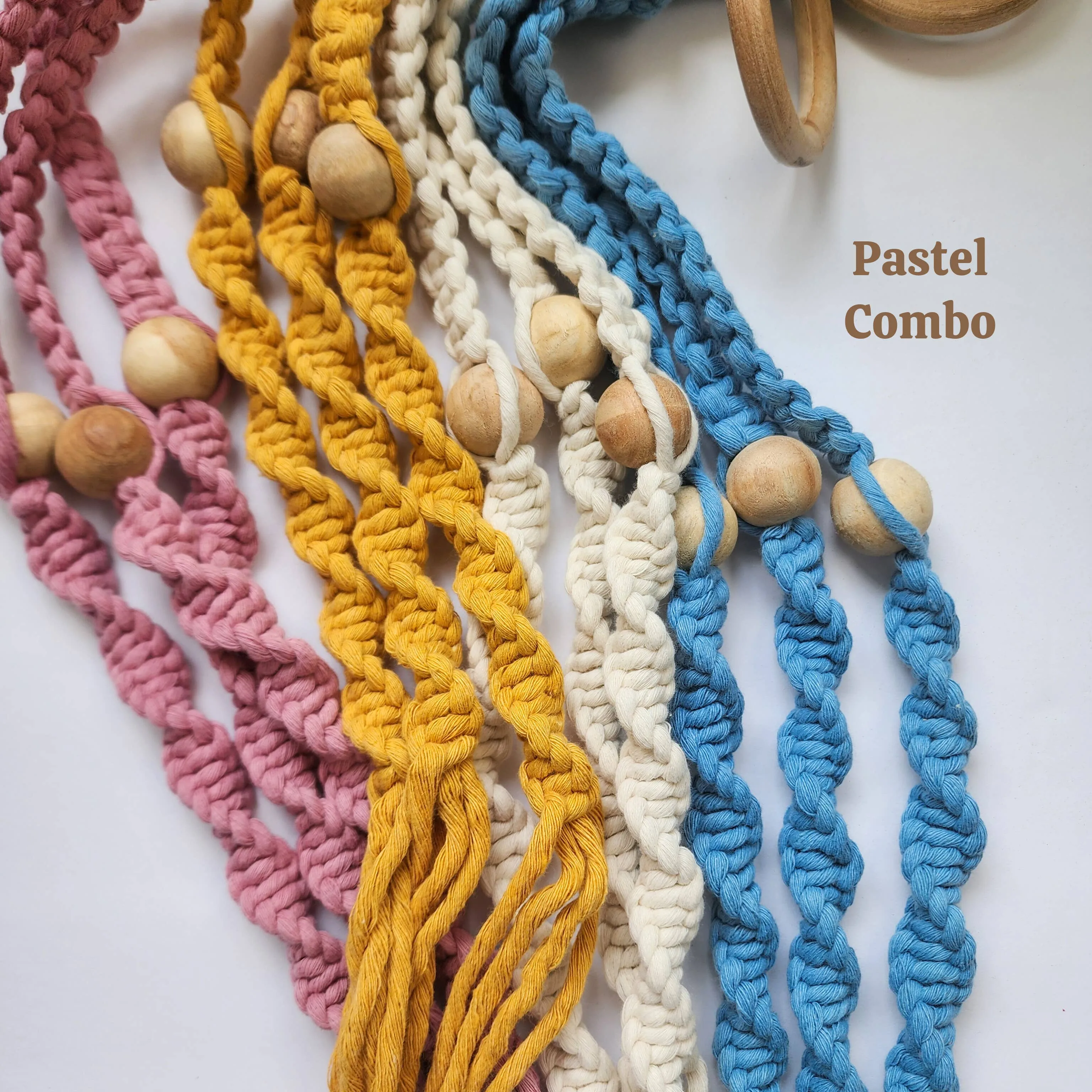 Boho Macrame Beaded Plant Hanger for Indoor & Outdoor Use WHOLESALE