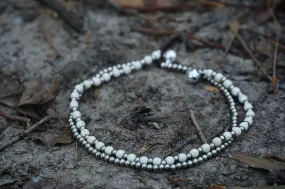 Boho White & Silver Harmony Bracelet