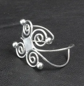 Bracelet Cuff Wire Formed Cuff, ea