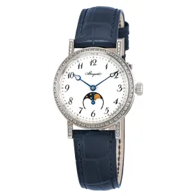 Breguet Classique Automatic White Dial Ladies Diamond Watch 9088BB/29/964/DD0D
