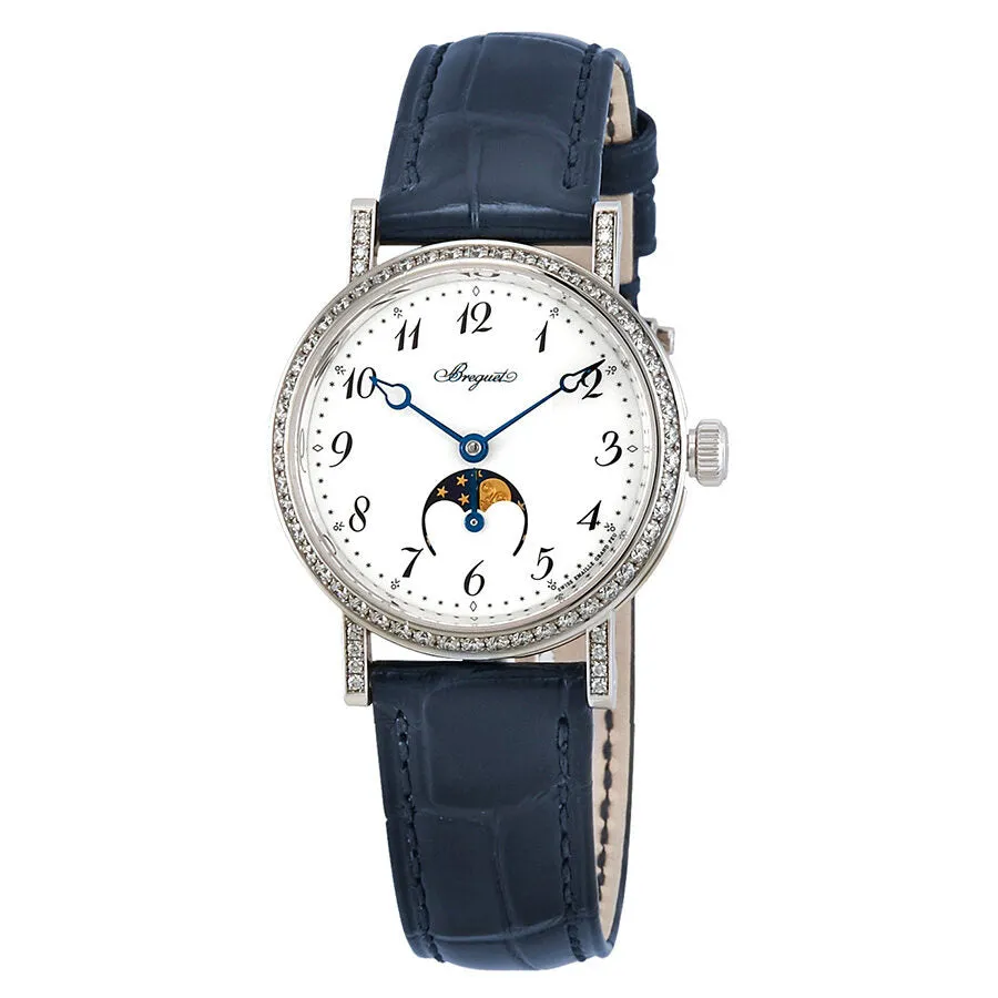 Breguet Classique Automatic White Dial Ladies Diamond Watch 9088BB/29/964/DD0D