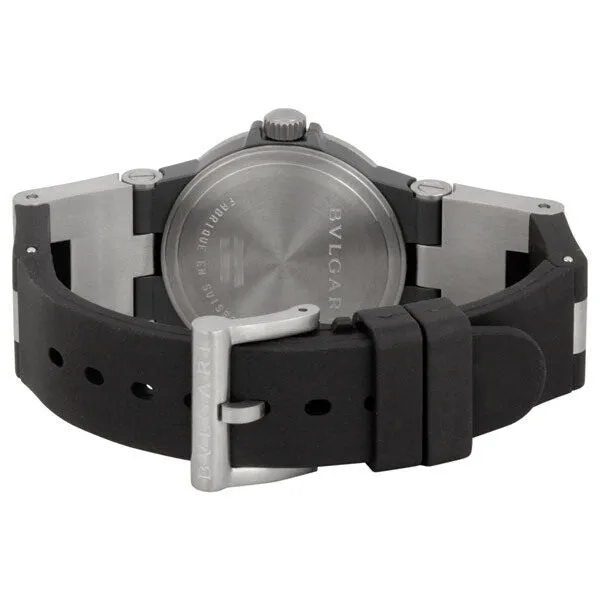 Bvlgari Diagono Black Carbon Fiber Dial Ladies Watch TI32BTAVTD-SLN TI32BTAVTD/SLN