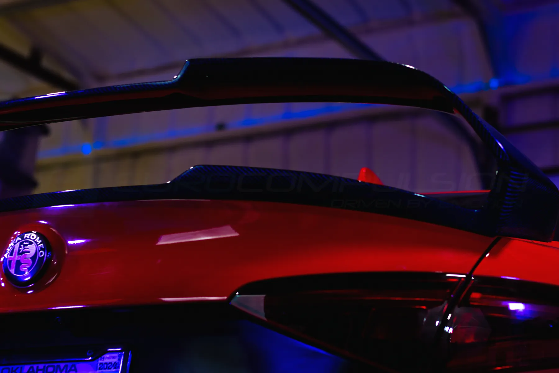 CARBON FIBER GTAm STYLE WING (ALFA ROMEO GIULIA 2.0L & 2.9L QV)