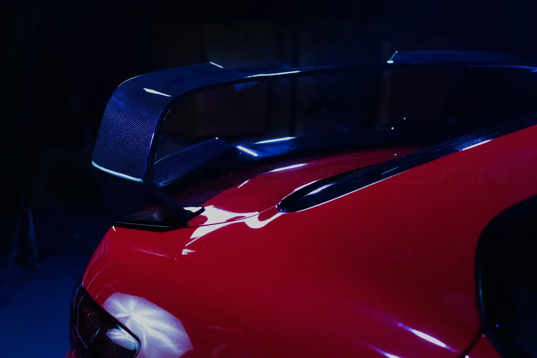 CARBON FIBER GTAm STYLE WING (ALFA ROMEO GIULIA 2.0L & 2.9L QV)