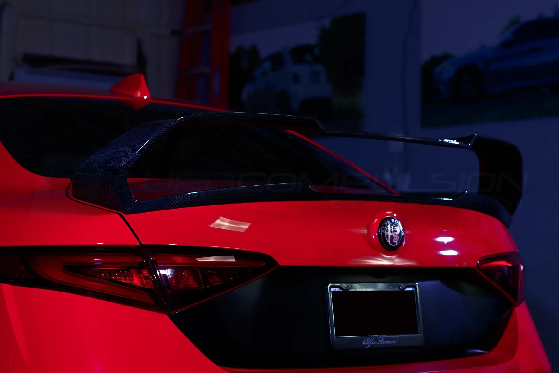 CARBON FIBER GTAm STYLE WING (ALFA ROMEO GIULIA 2.0L & 2.9L QV)