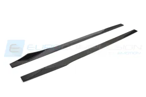 CARBON FIBER "AGGRESSIVE STYLE" SIDE SKIRT EXTENSION (ALFA ROMEO GIULIA 2.0L)