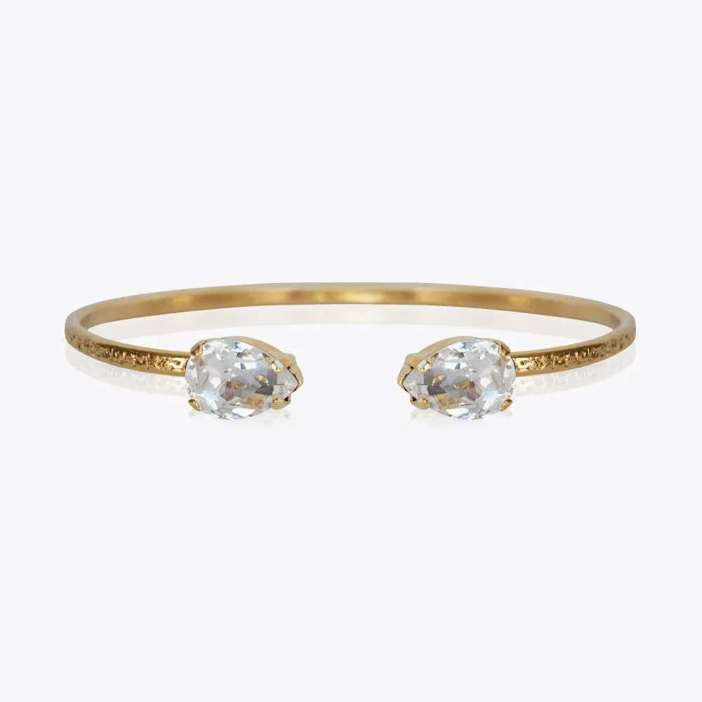 Caroline Svedbom Petite Drop Gold Bracelet - Crystal