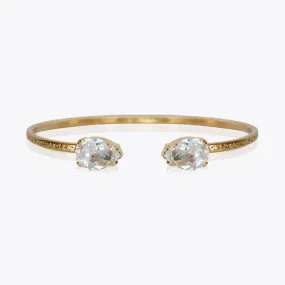 Caroline Svedbom Petite Drop Gold Bracelet - Crystal