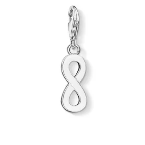 Charm de infinity liso de Plata