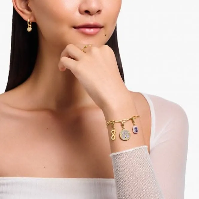 Charmista Gold Plated Infinity Charm 1990-413-39