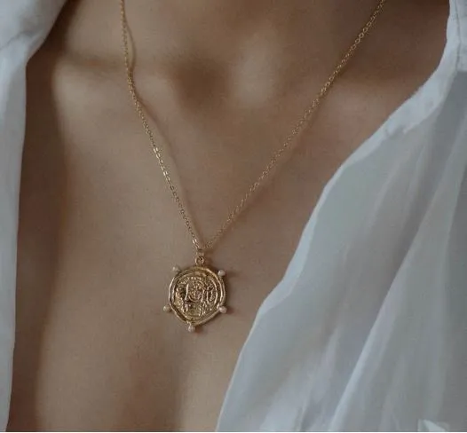 COIN PENDANT NECKLACE - HARBOUR