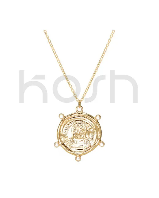 COIN PENDANT NECKLACE - HARBOUR