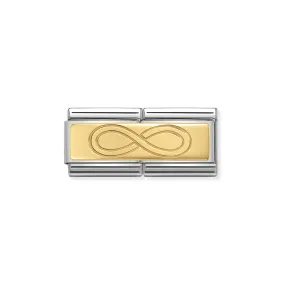 Composable Classic Double Link 030710/07 With Infinity in 18k Gold
