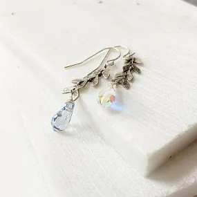 Crystal Chevron Earrings, Chevron Earrings