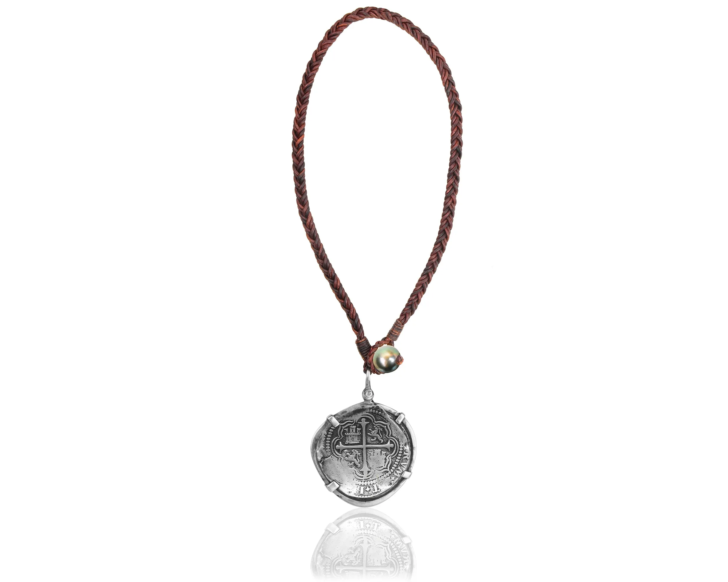 Eight Réales Spanish Shipwreck Coin Necklace