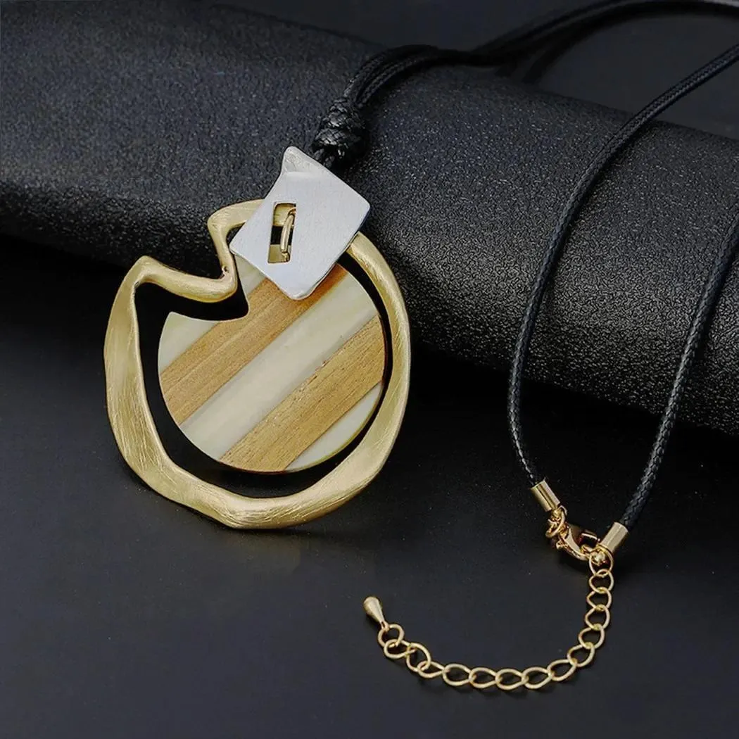Fashion Geometric Necklace for Women Jewelry Long Chains Valentines Day necklaces&pendants