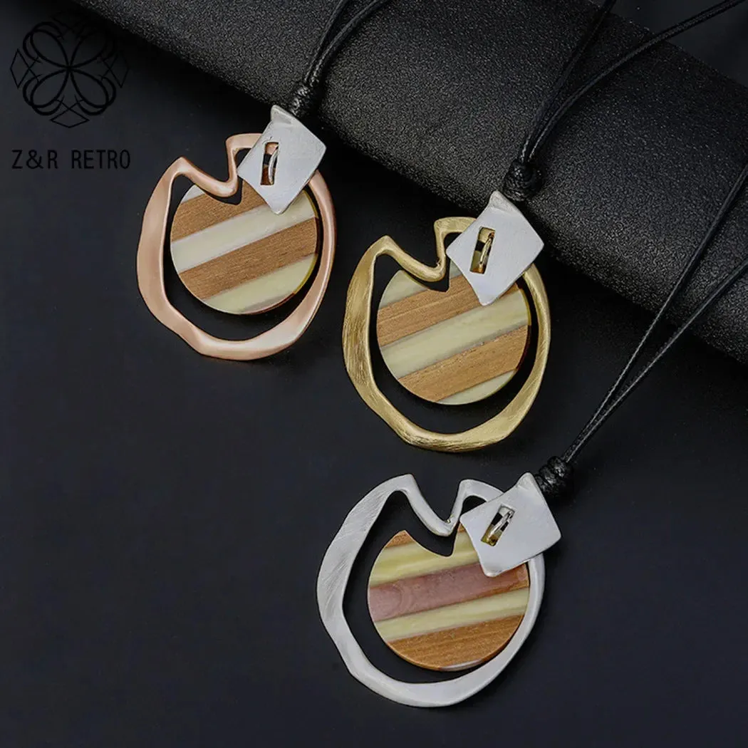 Fashion Geometric Necklace for Women Jewelry Long Chains Valentines Day necklaces&pendants