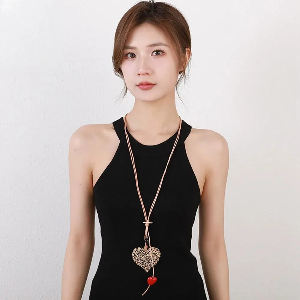 Fashion Gold Color Sweet Heart Necklace for Women