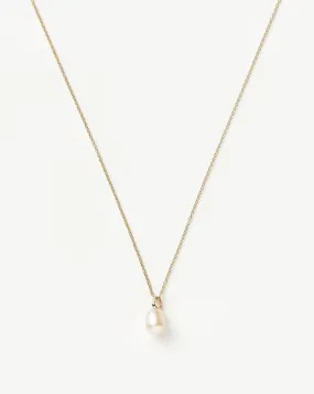 Fine Baroque Pearl Organic Pendant Necklace