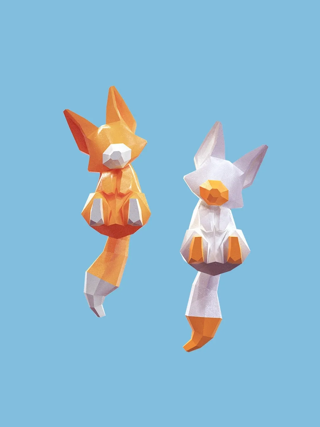 Fox Asymmetric Earrings
