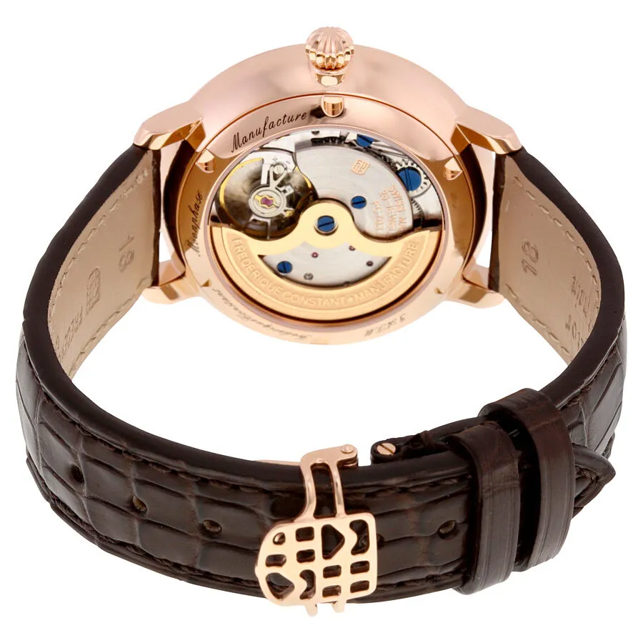Frederique Constant Manufacture Slimline Moonphase Automatic Men's Watch FC-703V3S4