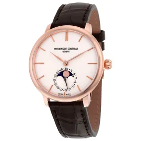 Frederique Constant Manufacture Slimline Moonphase Automatic Men's Watch FC-703V3S4