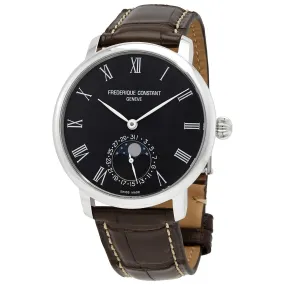 Frederique Constant Moonphase Automatic Black Dial Watch FC-705GR4S6