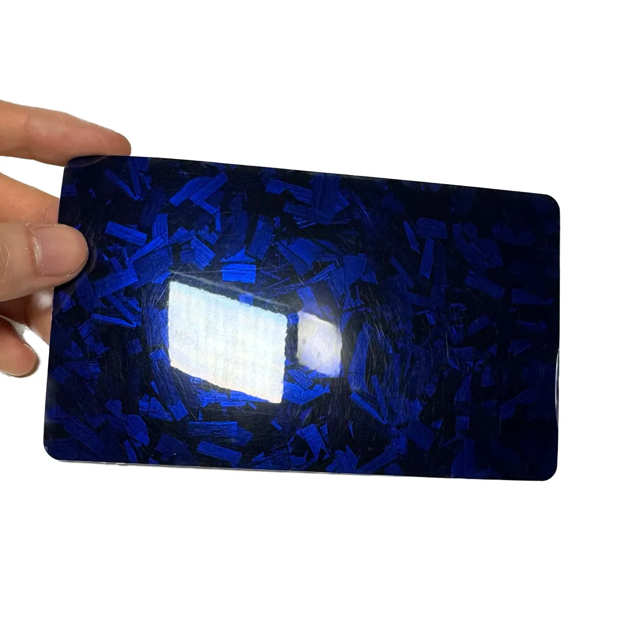 Gloss Camouflage Black Blue Forged Carbon Vinyl Wrap