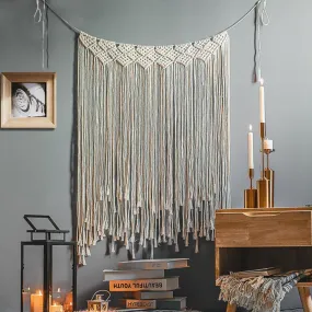 Handmade Large Macrame Backdrop Wall Hanging