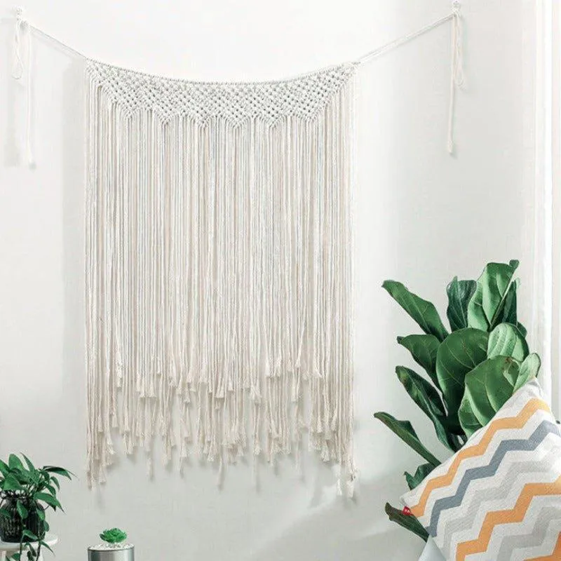Handmade Large Macrame Backdrop Wall Hanging