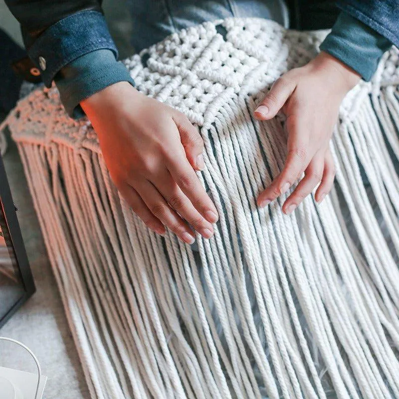 Handmade Large Macrame Backdrop Wall Hanging